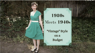 '1980s Meets 1940s: \"Vintage\" Style on a Budget'