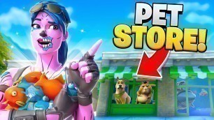 'I opened up a PET STORE in Fortnite Fashion Shows... (so funny)'