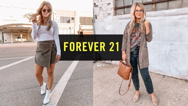 'FOREVER 21 Try On Haul | Fall Fashion 2019'