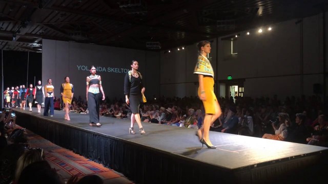 'Santa Fe Indian Market 2018 - Haute Couture Fashion Show - Yolanda Shelton'