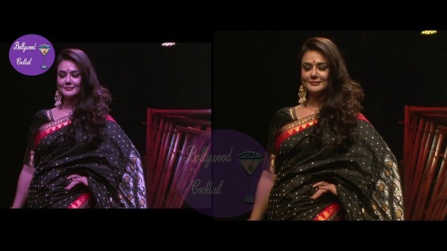 'Preity Zinta\'s ULTRA Gorgeous look in Sari | Lakme Fashion Week'