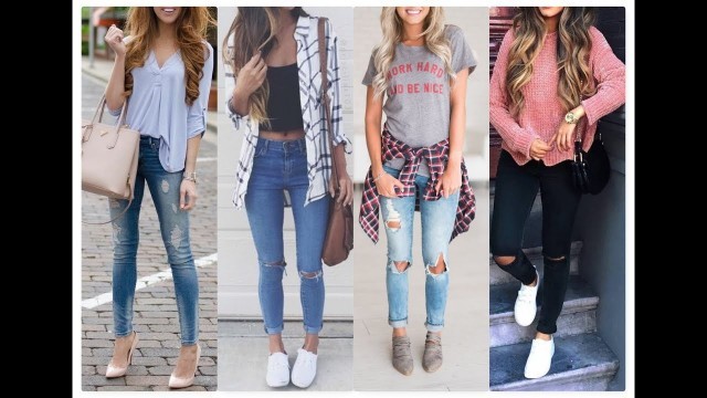 'College Outfit Idea for teenage Girls || Girls Fashion Trend 2018'