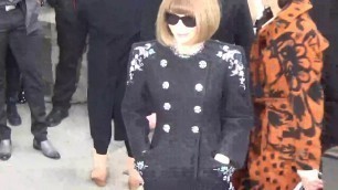 'Anna WINTOUR @ Paris Fashion Week 24 january 2017 show Chanel / Janvier #PFW'