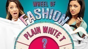 'How to Style a White Tee with NikiandGabiBeauty! | Wheel of Fashion'