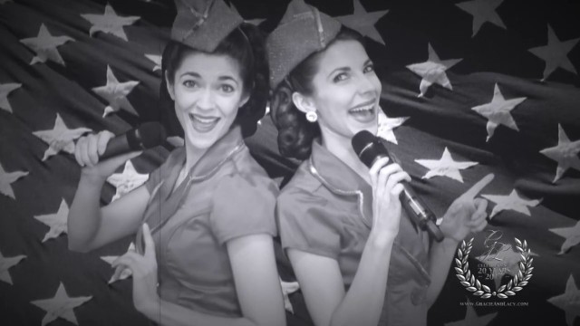 'Gracie & Lacy - Come Fly With Me  - 1940s 1950s Vintage USO-style Entertainers East Coast'