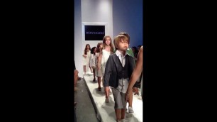 'Angelina G. Porcelli in Vogue Bambini Fashion Show Finale for Monna Lisa Kids'