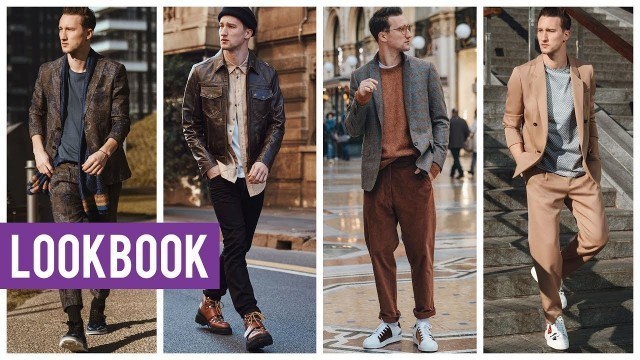 'My Designer Lookbook from Milan Fashion Week 2019 | 8 Unique Outfits | Men\'s Fashion'