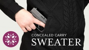 'Concealed Carry Sweater By Tactica Defense Fashion'