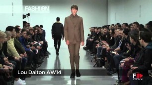 'Fashion Show LOU DALTON Autumn Winter 2014 2015 London Menswear by Fashion Channel'