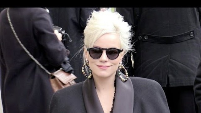 'Rita Ora, Lily Allen and more arriving at the Chanel fashion show.'