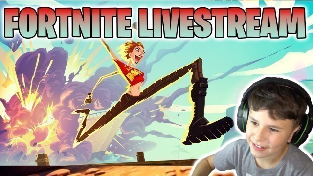 'Fortnite LIVESTREAM! - SQUAD WIN & FASHION SHOW!'