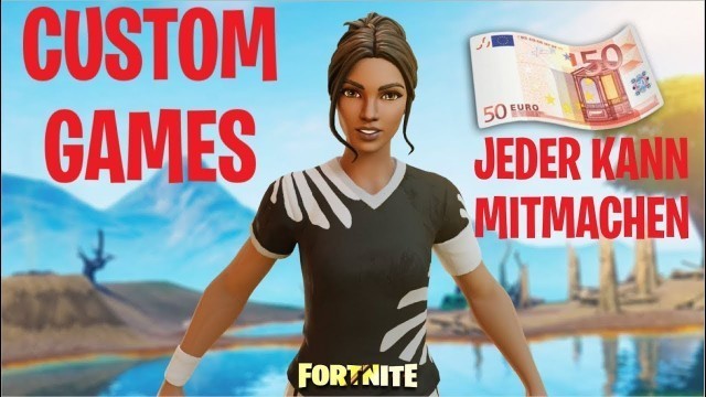 '50€ Skin Contest live | Livestream | Fortnite Fashion Show | Custom games SOLO/DUO'