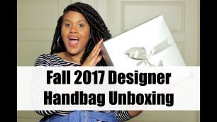 'Balenciaga Triangle Bag Unboxing| New Fall 2017 Fashion'