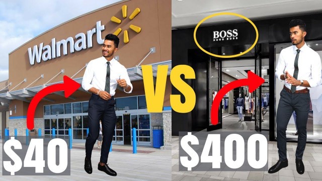 '$40 Walmart Outfit vs $400 Hugo Boss Outfit'