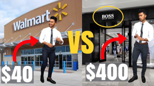 '$40 Walmart Outfit vs $400 Hugo Boss Outfit'