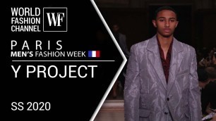 'Y Project |  Paris MEN’s fashion week | ss2020'