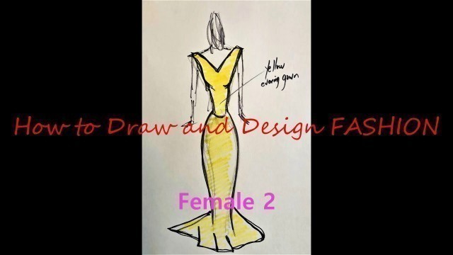 'How to Design Fashion (Female Clothes 2) - MFO Art Lesson'