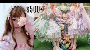 'Try On $500+ Elegant Lolita Dress!  The Romantic Vintage Classic Lolita OP Dress!'