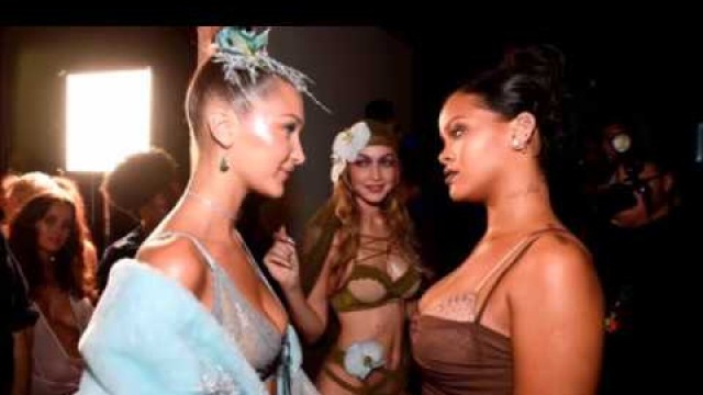 'RİHANNA\'NIN GÖZ KAMAŞTIRAN İÇ ÇAMAŞIRI DEFİLESİ... (RIHANNAS FASHION SHOW)'