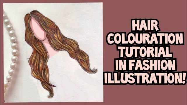 'Hair rendering in fashion illustration?//Step by step//3D'