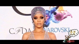 'Rihanna nuda sotto una cascata di cristalli ai CFDA Awards 2014'