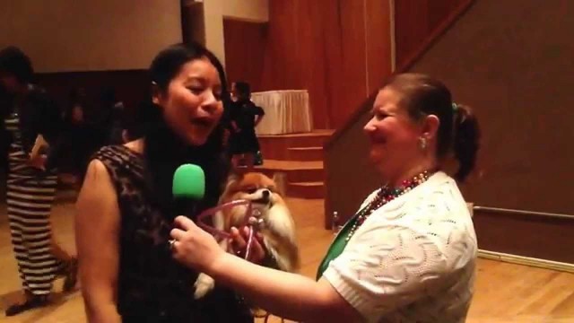 'Lauren Darr interviews Melanie Lee at FIT 6th Annual Pet Fashion Show #barksmart'