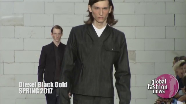 'Diesel Black Gold Spring / Summer 2017 Men\'s Runway Show | Global Fashion News'