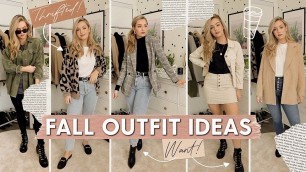 '20 FALL OUTFIT IDEAS! Outfit Ideas for Fall 2019!'