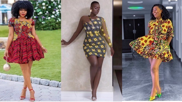 'THE AMAIZING SHORT ANKARA/KITENGE DRESSES'