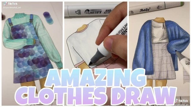 'AMAZING DRAW OF FASHIONISTA CLOTHES BY NOOR ALMAHDI'