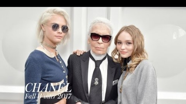 'CHANEL Fall 2017 x Karl Lagerfeld, Cara Delevingne, Lily-Rose Depp Backstage | MODTV'