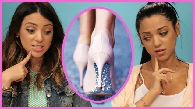 'NikiAndGabiBeauty DIY Glitter High Heels | Niki and Gabi DIY or DI-Don\'t!'