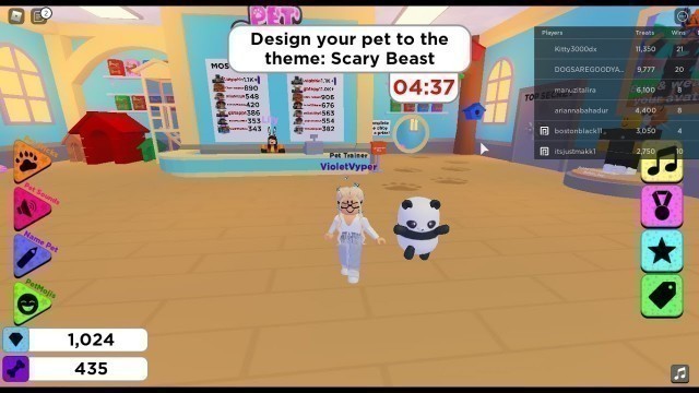 'Pet Fashion show Roblox!'