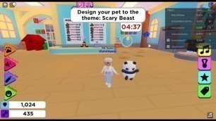 'Pet Fashion show Roblox!'