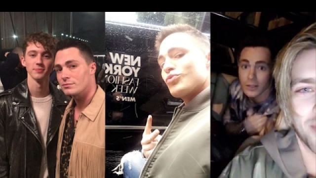 'Colton Haynes Men\'s New York Fashion Week! 2017 | Snapchat Videos | January 31 2017'