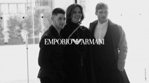 'Emporio Armani - 2017/2018 Fall Winter Men\'s Fashion Show - Interviews'