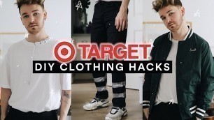 'DIY MENS TARGET CLOTHING + FASHION HACKS (2019) // Imdrewscott'