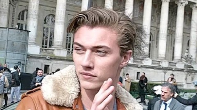 'Lucky Blue Smith @ Paris Fashion Week 7 march 2017 show Chanel / mars #PFW'