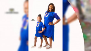 'HOTTEST ANKKARA DESIGNS FOR MOTHER & DAUGHTER #Fashion kitenge #kitenge fashion short dress'