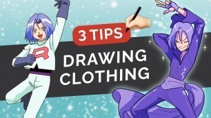 'Drawing CLOTHES on Characters ✍️ Fashion Design - Digital Art (MediBang) ⭐ Stream Highlights'