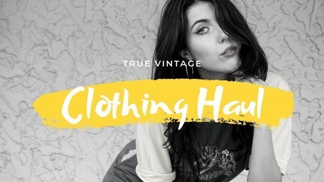 'TRUE VINTAGE CLOTHING HAUL 1920s - 1930s - 1940s and MORE!'