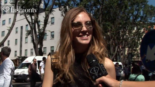 'Fashion Bloggers at Emporio Armani Men Spring/Summer 2014 | Milan Men\'s Fashion Week | FashionTV'