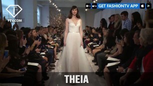 'New York Bridal Fashion 2017 - Theia | FashionTV'