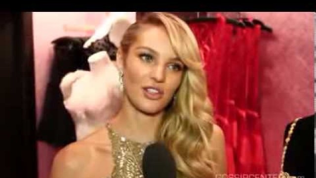 'Candice Swanepoel chatted about meeting Rihanna at the 2012 VS Fashion Show'