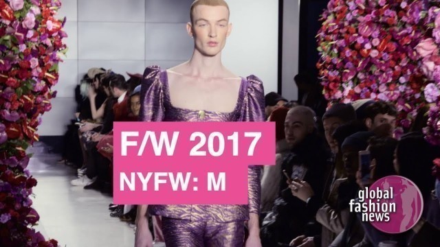 'Palomo Spain Fall / Winter 2017 Men\'s Runway Highlights | Global Fashion News'