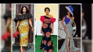 'CUTE ANKARA FASHION STYLES FOR WOMEN #kitenge fashion 2020 #kitenge fashion long dress #dadhiki'