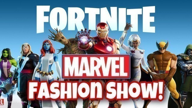 'Marvel Skins Fashion Show With Subscribers, Fortnite Live stream'