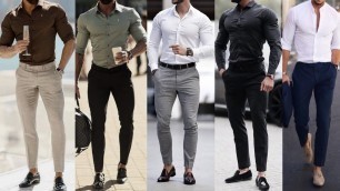 'Latest Men\'s Formal Shirt Pant Fashion 2019 | Best Formal Style 2019'