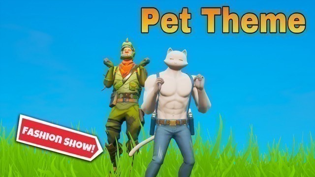 'PET *FASHION SHOW* Best Pet Wins in Fortnite Battle Royale'