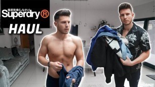 'Men\'s SUPERDRY Clothing Haul & Try On | Men\'s Fashion 2020'